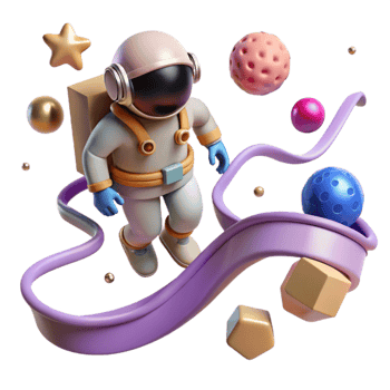 magnificent modern Space Walk Tether Line Isolated authentic png
