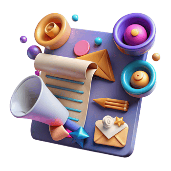 serene vintage Social Media Marketing Plan Document Isolated exclusive png