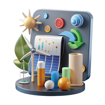extraordinary creative Renewable Energy Infographic Chart Transparent Background original png