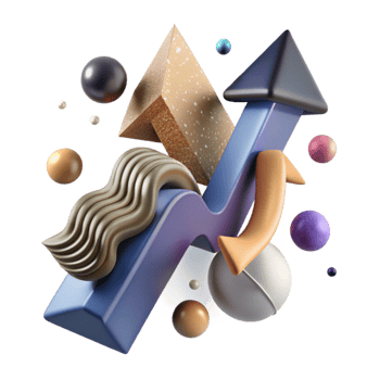 elegant abstract Abstract Growth Symbol Upward Arrow Design Transparent Background detailed png