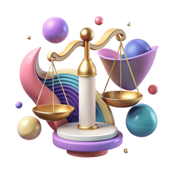 dramatic rustic Abstract Equality Symbol Balanced Scales Design Transparent Background professional png
