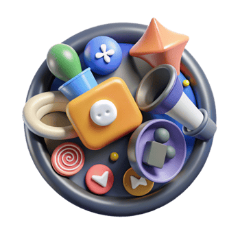 magnificent creative Social Media Political Discourse Icon Isolated premium png