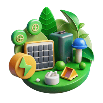 magnificent vintage Green Energy for Agriculture Icon Set Isolated professional png