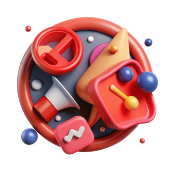 vibrant classic Social Media Fake News Warning Icon Isolated Red premium png