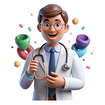 wonderful artistic Doctor Holding Stethoscope Front View Transparent genuine png