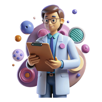 magnificent traditional Doctor with Patient Chart Isolated Background original png