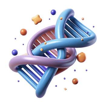 beautiful traditional Dna Strand Rotating Animation Cycle Isolated Element exclusive png