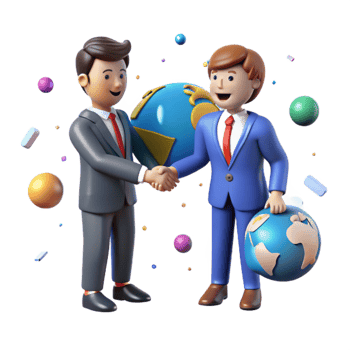 wonderful contemporary Businessman Shaking Hands Representing Global Agreement Isolated Element png