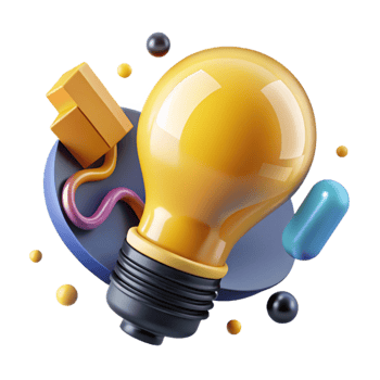 beautiful traditional Lightbulb Idea Generation Yellow Transparent Background authentic png