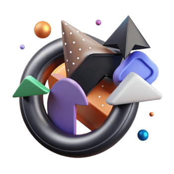 elegant creative Abstract Change Symbol Arrow Design Transparent Background genuine png