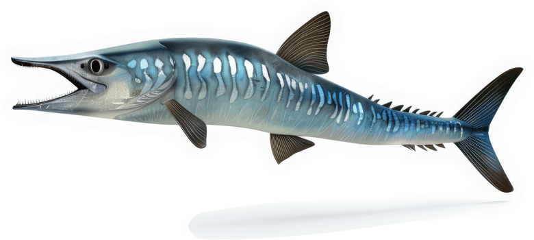 Detailed illustration of a tarpon fish png
