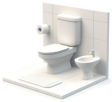 White minimalist bathroom suite. png