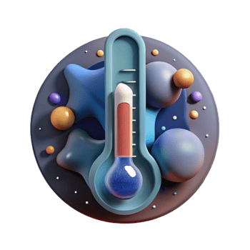 extraordinary vintage Thermometer Showing Low Temperature Blue Color Transparent Background high resolution png