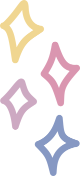 colourful sparkles line doodle png