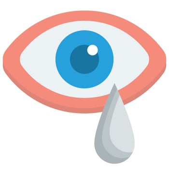 Tear in flat icon style vector