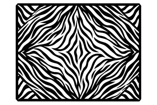 Abstract Zebra Pattern Design for Print or Digital Media vector
