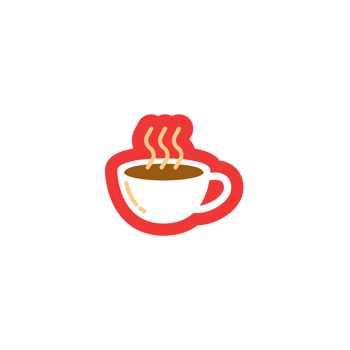A cup of coffee with steam coming out of it png