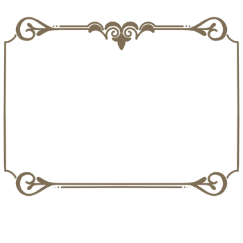 Vintage style border frame png