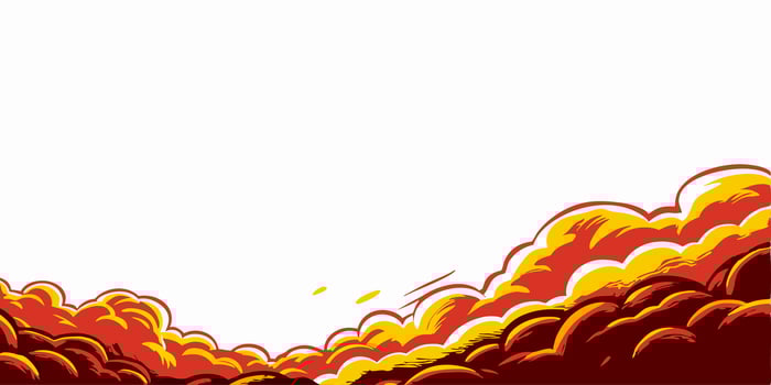 Comic Book Explosion Effect Background vector