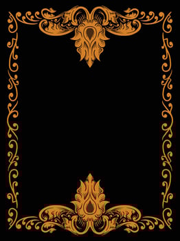 Artistic Vintage Ornamental Frame for Labels vector