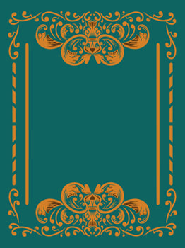 Antique Inspired Ornamental Frame for Design vector