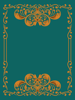 Ornamental Frame Design in Classic Style vector