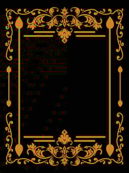 Decorative Ornamental Frame for Wedding Cards vector