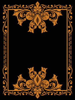 Royal Ornamental Frame Illustration vector