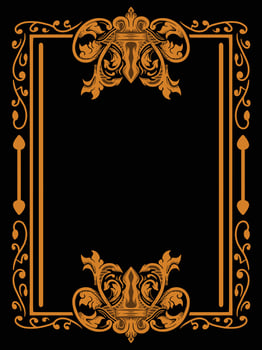 Romantic Ornamental Frame Border Illustration vector