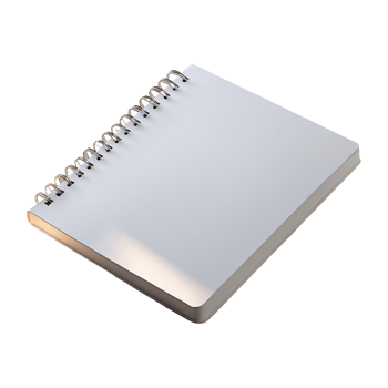 Empty Spiral Notebook Template for Design and Branding Projects png