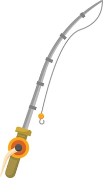 Fishing Rod and Reel vector