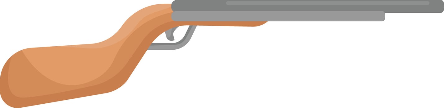 Brown Hunting Rifle vector