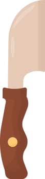 Serrated Steak Knife vector