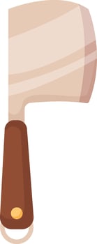 Metal Meat Cleaver vector