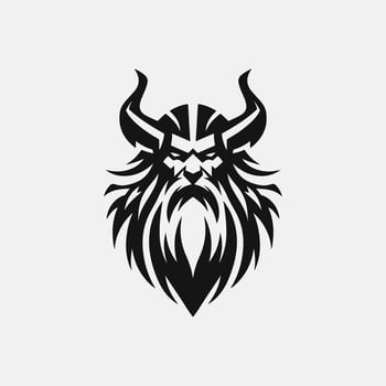 Ancient Nordic Viking Logo vector