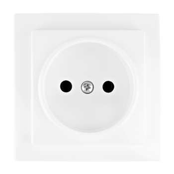 white electrical socket isolated png