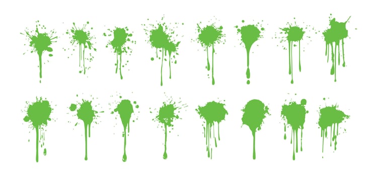 Black Ink Splatter for Graphic Work vector