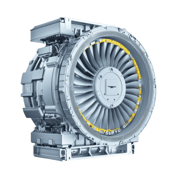 detailed 3D rendering of modern jet engine, showcasing intricate turbine blades and mechanical components, highlighting advanced engineering and aerodynamics png