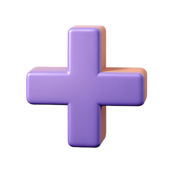 reflective wonderful Plus sign shape, symmetrical, flat color, minimal design with Scalable Design. detailed png
