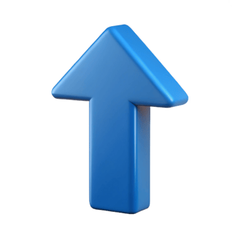 serene calm renaissance Arrow pointing upwards. Clean lines, flat color with Scalable Design. sharp png