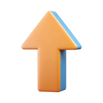hypnotic distinctive Minimal symmetrical arrow pointing upwards. Clean lines, flat color, crisp edges with Scalable Design. png