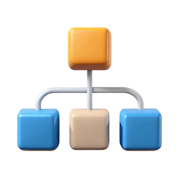 magnificent inspired Flowchart with three connected boxes and arrows. Clean lines, minimal with Scalable Design. png