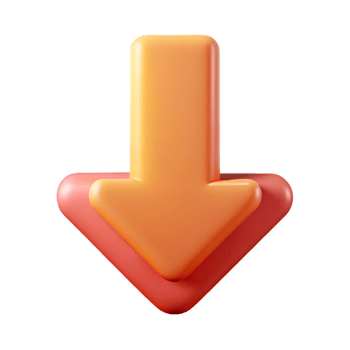serene intense industrial Download arrow icon. Crisp edges, minimal. Single-weight stroke, flat color with Scalable Design. professional png
