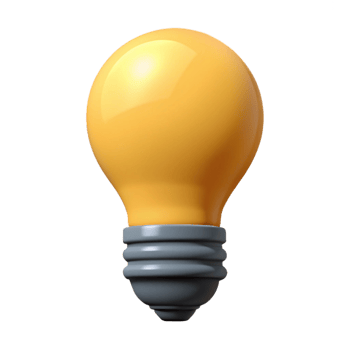 sumptuous mid-century Minimal silhouette of a lightbulb. Clean lines, flat color, with Scalable Design. elite png