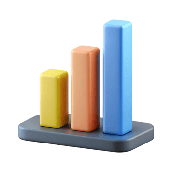 extraordinary acclaimed Bar graph comparing three data points. Clean lines, crisp edges, with Scalable Design. png