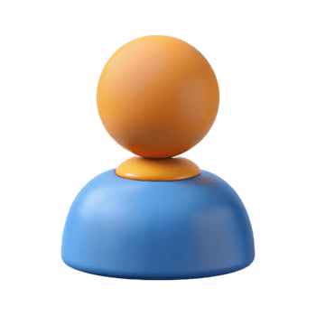 magnificent passionate geometric User pictogram. Simple shape, flat color, crisp edges. Minimal, with Scalable Design. top-tier png