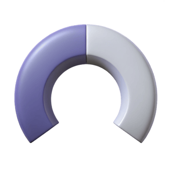 splendid standout Semi-circle pattern, symmetrical, minimal, crisp edges with Scalable Design. png