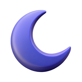 beautiful ethereal artistic Minimal logo featuring a crescent moon. Clean lines, crisp edges, flat color with Scalable Design. genuine png