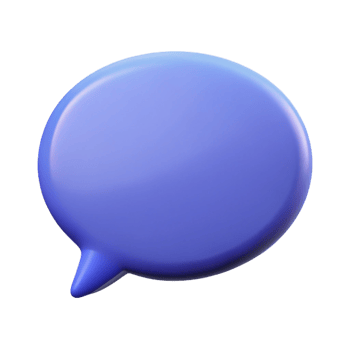 breathtaking whimsical organic Clean lines, flat color icon of a speech bubble. Crisp edges, with Scalable Design. original png