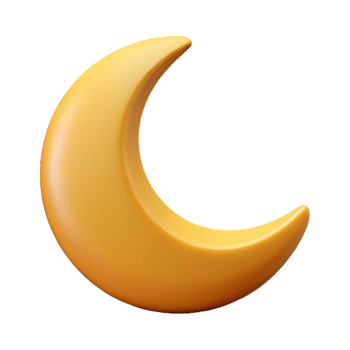 immaculate elegant Minimal crescent moon icon. Single-weight stroke, flat color with Scalable Design. top-tier png